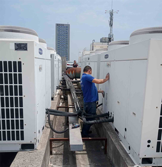 北海市中央空调制热和不制冷系统维修方法